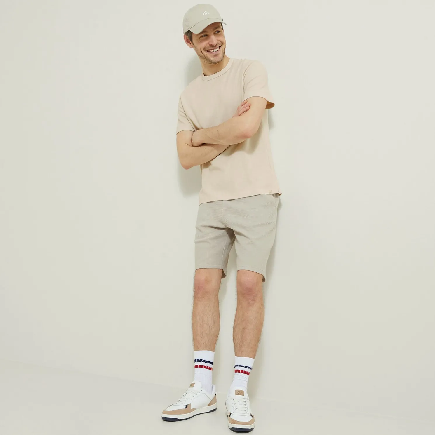 T-shirt in fantasiestof