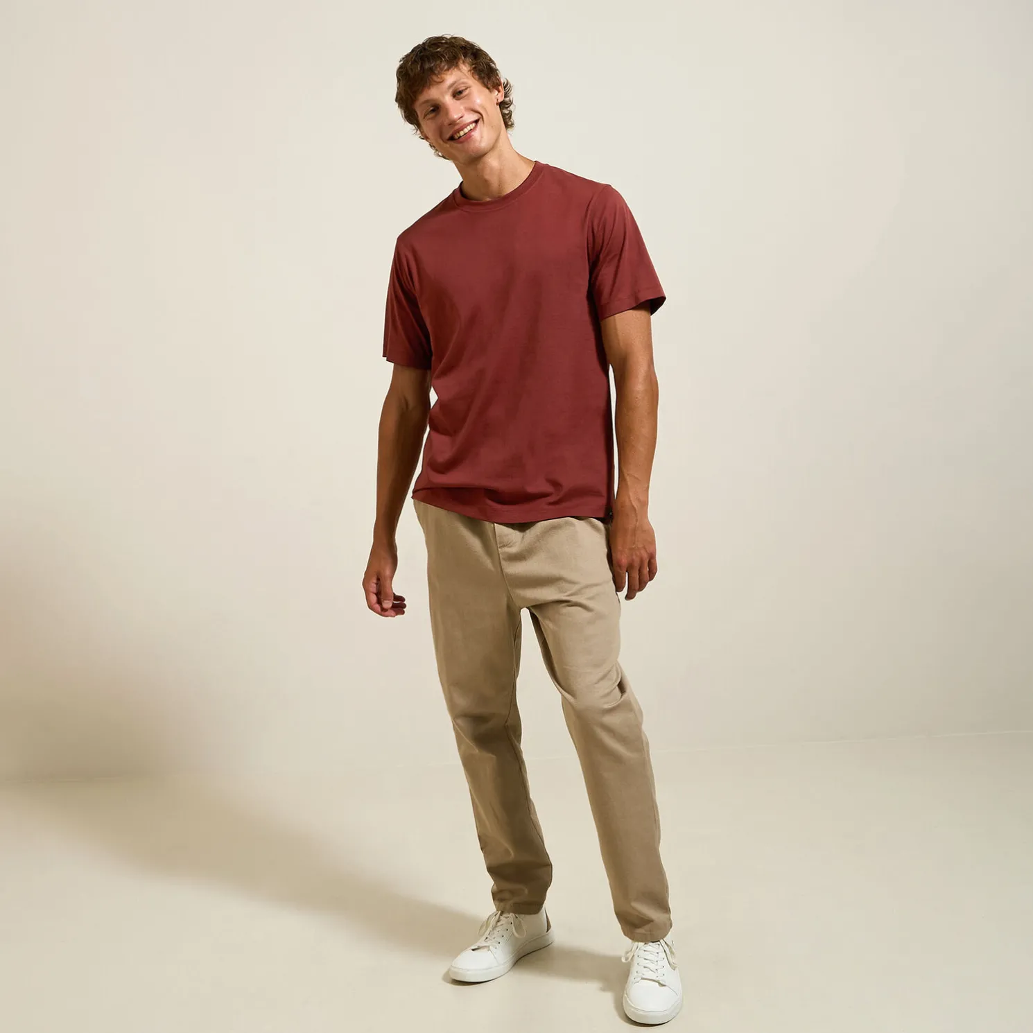 T-shirt 'Le Parfait by JULES' in biologisch katoen