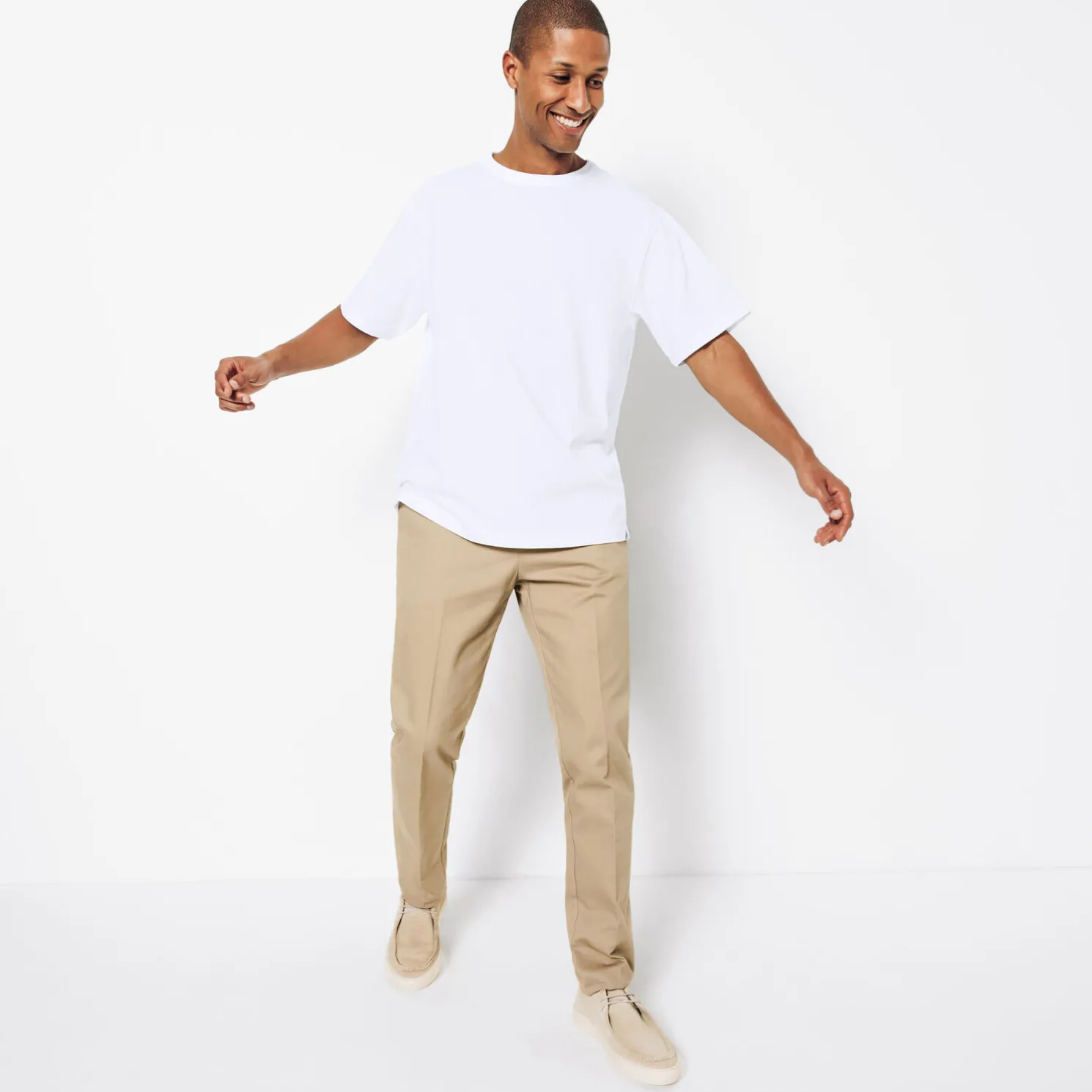 T-shirt met korte mouwen en relaxte snit