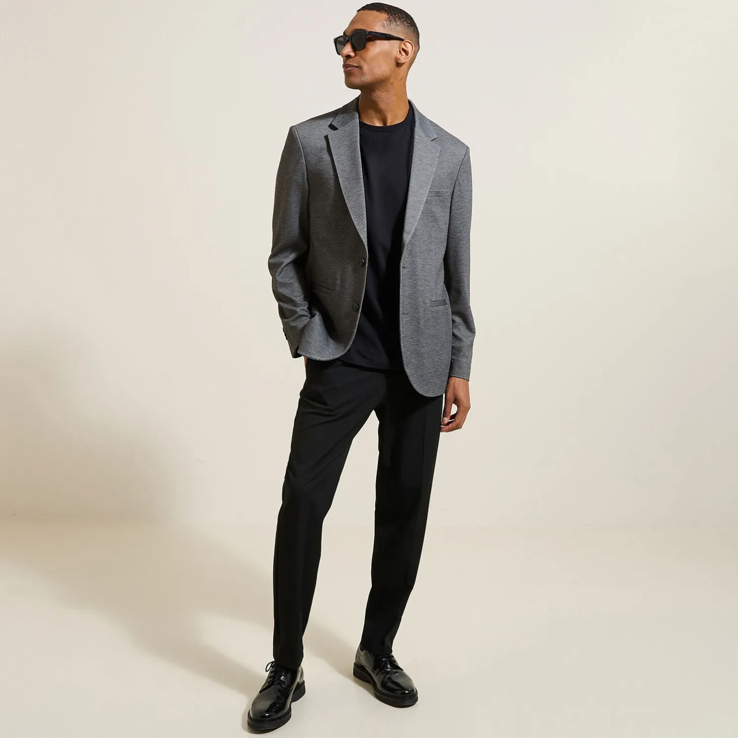 Tweekleurig blazervest