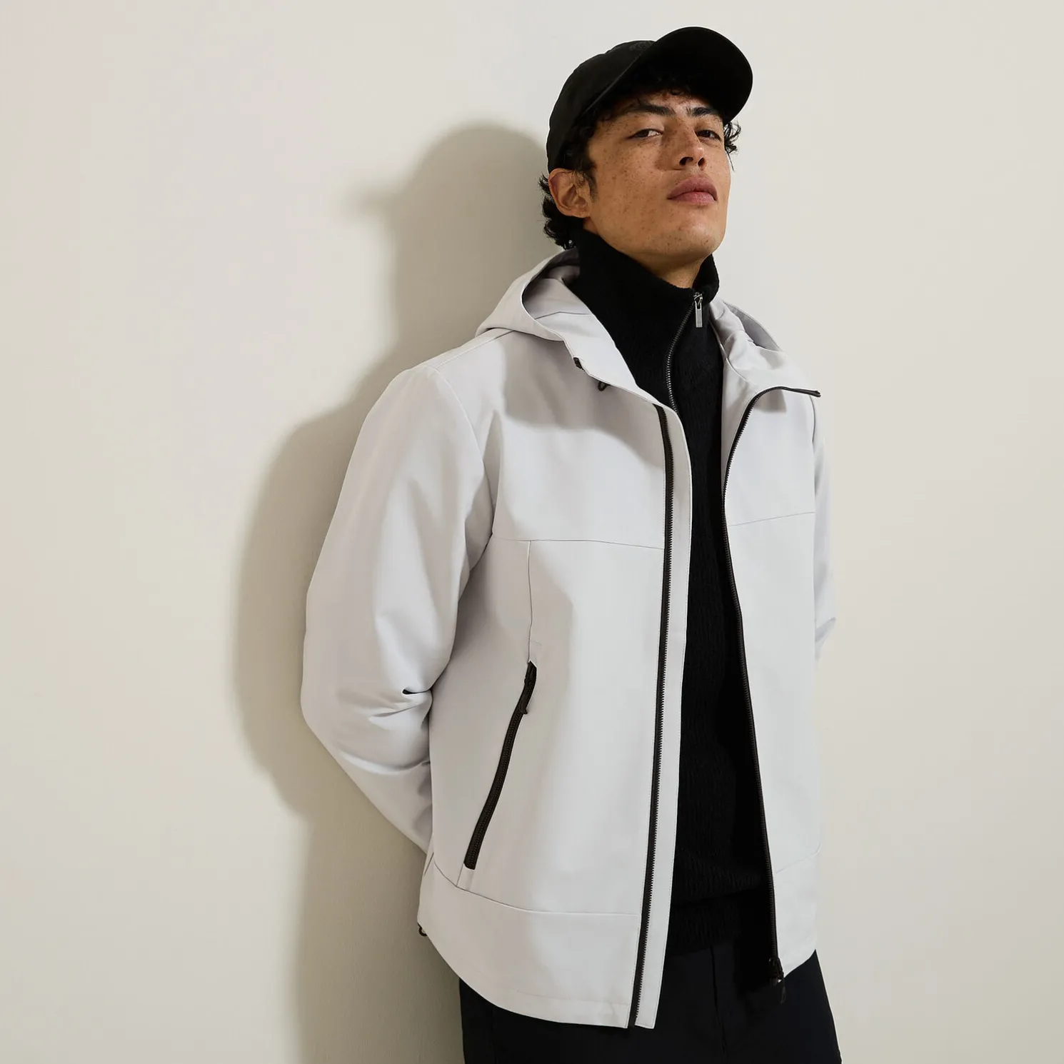 Windjack met capuchon